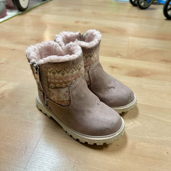 Dr. Scholl's Dusty Pink Kendal Fashion Boot Girls Size 10 - Picture 2 of 8